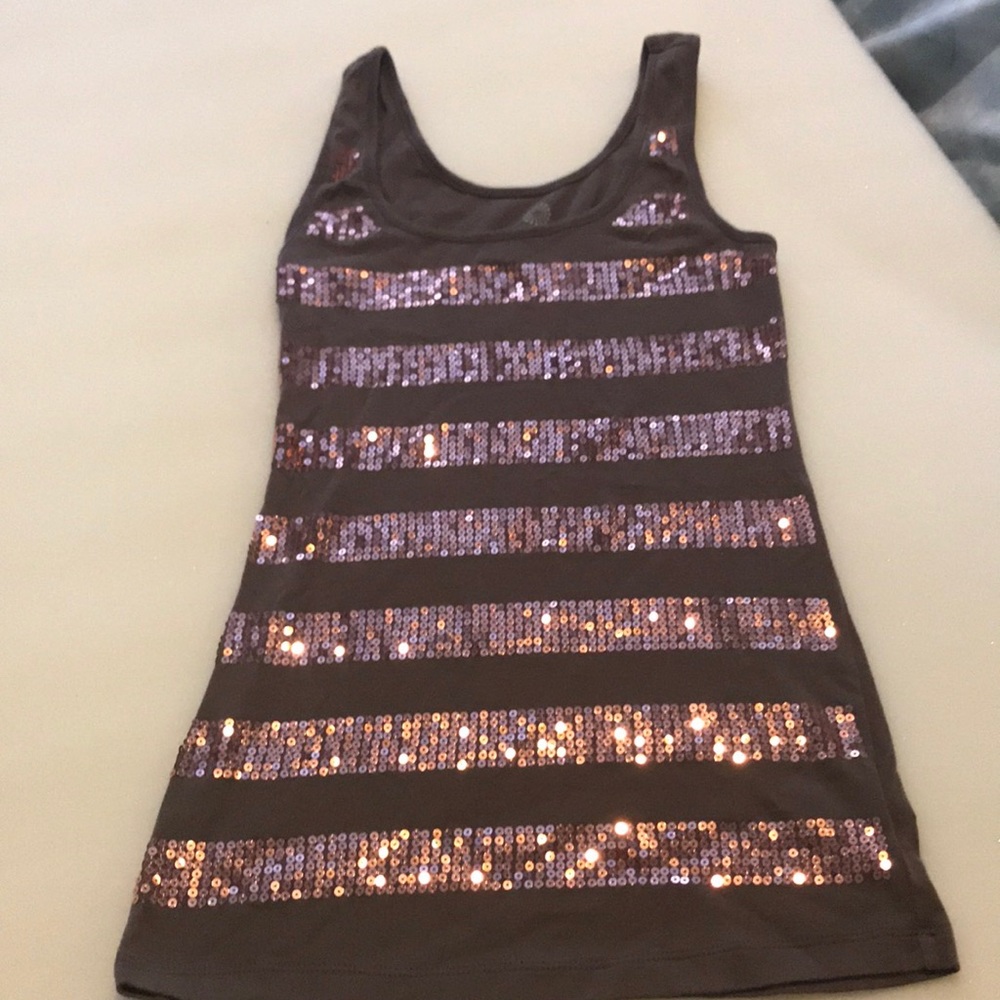 Sparkly tank top